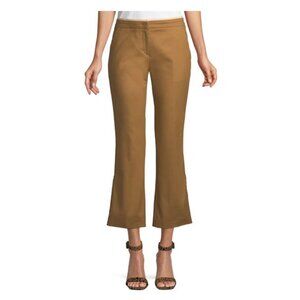 No. 21 Cropped Flared Cotton Pants